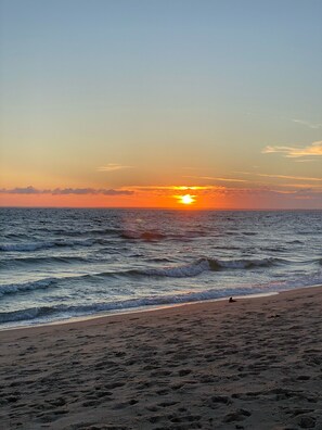 Beach nearby, sun-loungers