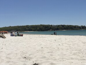 Beach nearby, sun-loungers