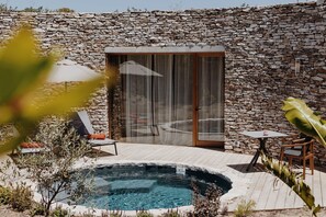 Terrace/patio - A Speranza Suites avec Piscine privative chauffée (Bonifacio)