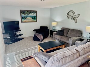 Una Smart TV, libros