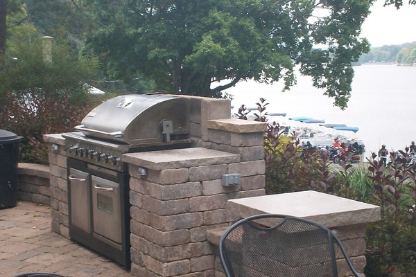 Chillin and grillin on the patio