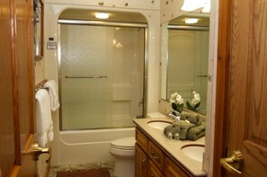 Hair dryer, towels