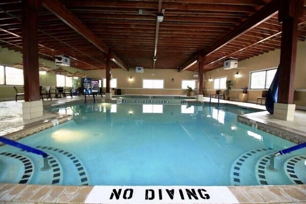 Indoor pool, outdoor pool