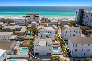 Exterior - Wandering Palms - Miramar Beach Vacation Rental with Gulf Views, Private Pool & Large Outdoor Space (Miramar Beach)