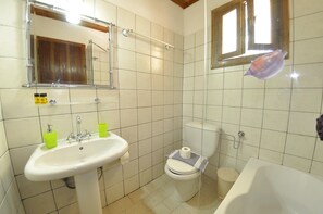 Dusche, Handtücher, Seife, Toilettenpapier