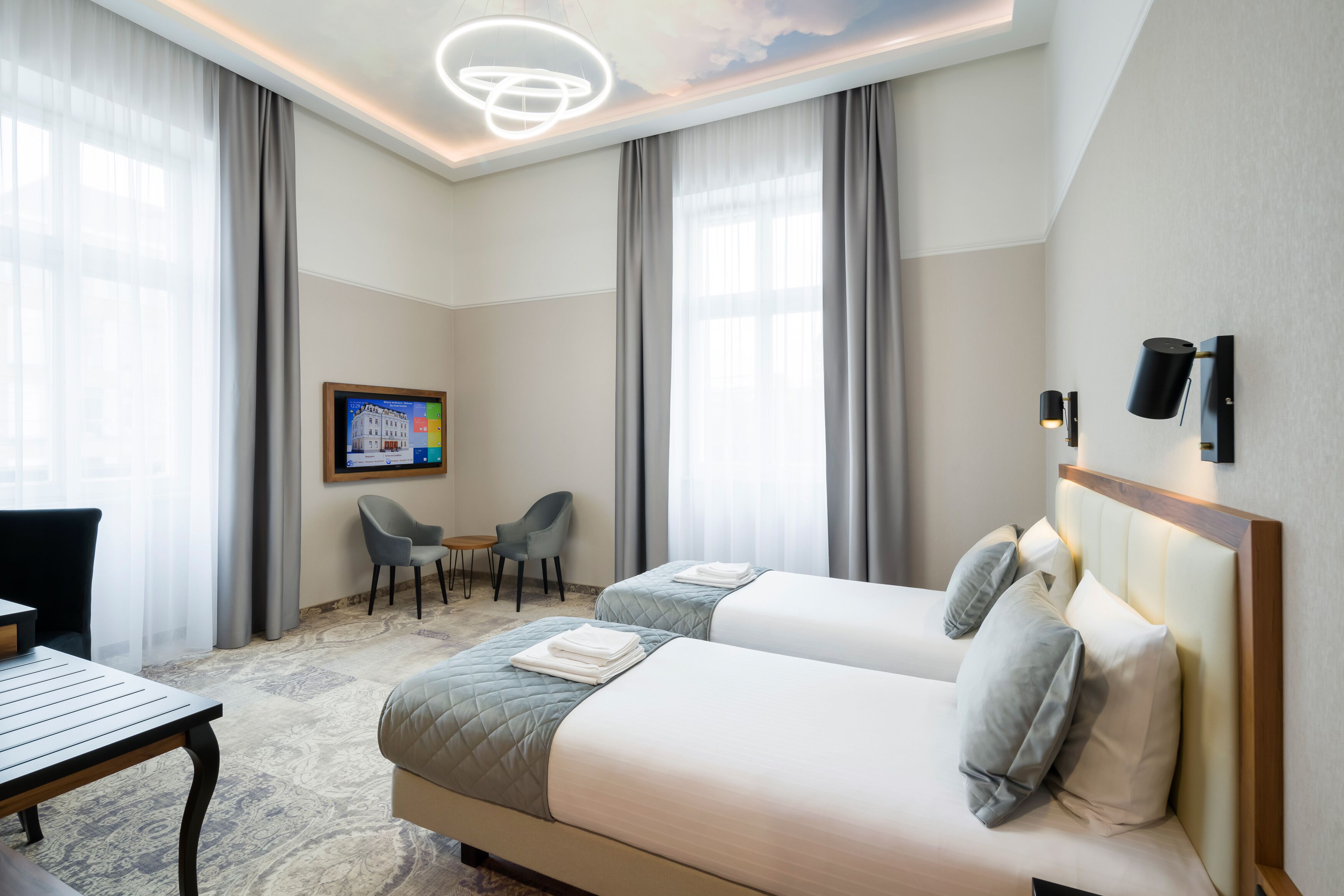 comfort twin room | memory-foam beds, minibar, in-room safe, individually decorated