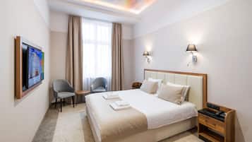Deluxe Double Room | Memory foam beds, minibar, in-room safe, individually decorated
