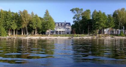 Door County Waterfront Home with Private Beach