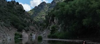 Incantu, mountain vacation home with garden and view -Sardinia