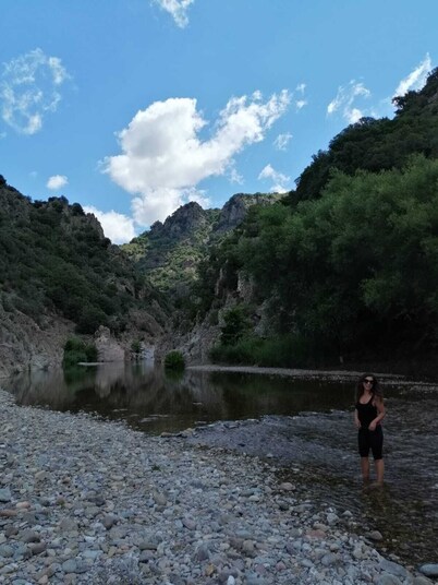 Incantu, mountain vacation home with garden and view -Sardinia