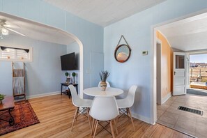 Dining - Dino Cave | Private Backyard | Sleeps 5 Guests! (Drumheller)