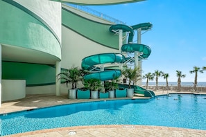 Indoor pool, a heated pool