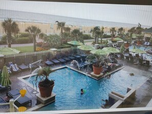 Indoor pool, outdoor pool