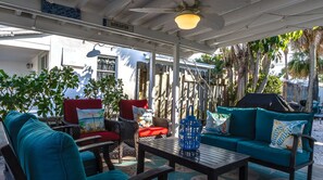 Terrace/patio - Pet-Friendly 1BR Bungalow Steps from Pass-a-Grille Beach with Parking (St. Pete Beach)