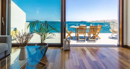 Taliarte Lighthouse Top Views Marea