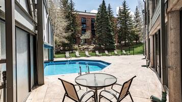 Indoor pool, a heated pool