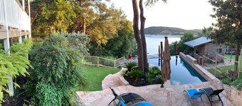 Medina Lake Villa - Large Family Rural Retreat, Pool & Multiple Decks with Views