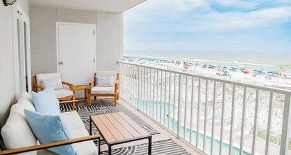 Gulf Front 2/2 | 20 Ft Balcony | On the Beach