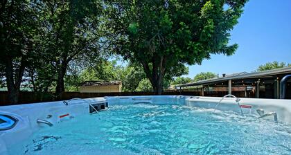 Luxury retreat with a swim spa and game room!