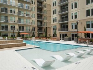 Pool - Lenox-Buckhead-Atlantic Station home +car option 15 min to major attractions  (Atlanta)
