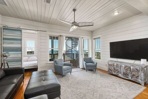 Smart TV, video games, foosball, table tennis