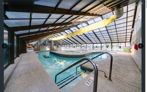 Indoor pool, outdoor pool