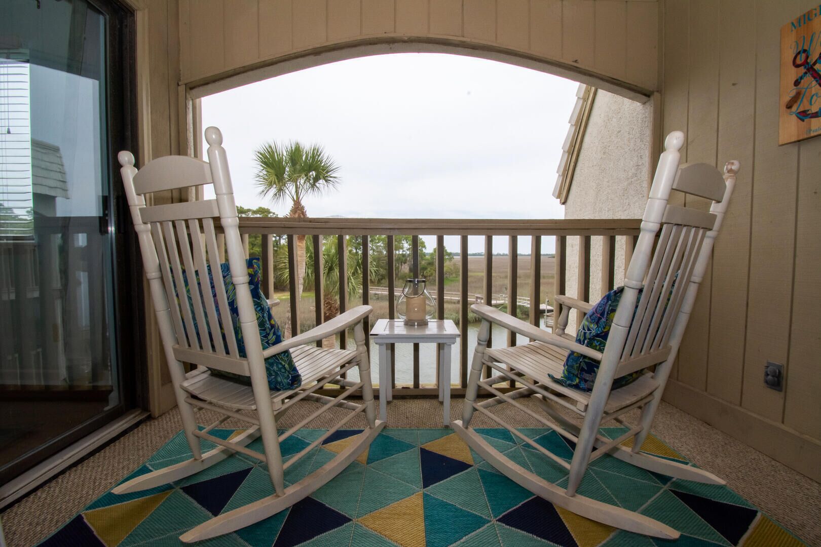 3rd floor beach club villa with fantastic views and central to most everything!