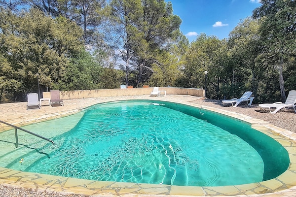 Piscine au sel 12x8m