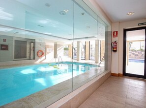 Una piscina climatizada