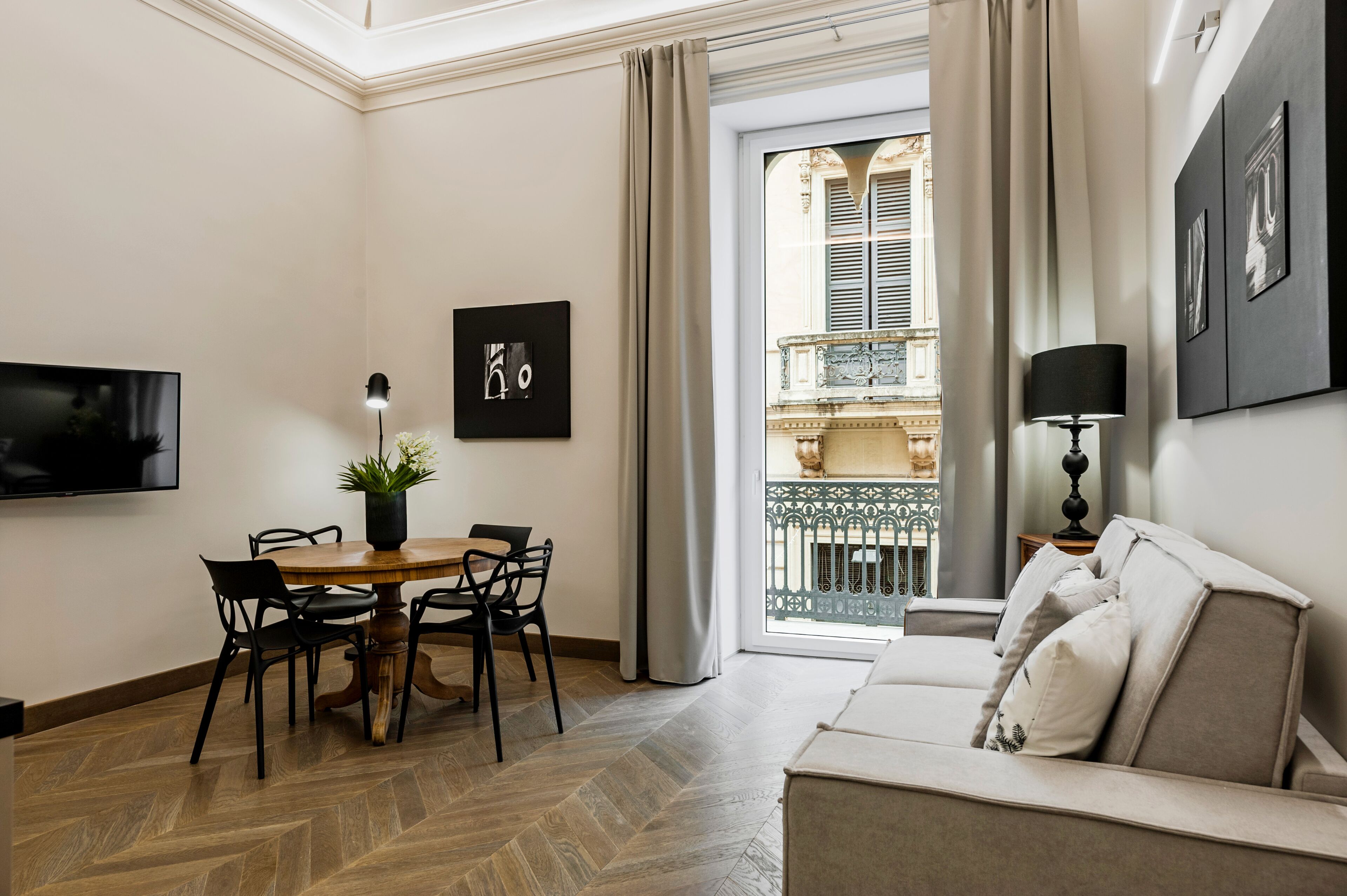 Appartement, 1 slaapkamer | Woonruimte | Smart-tv