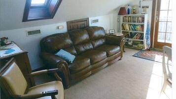 Smart TV, DVD player, books, video library