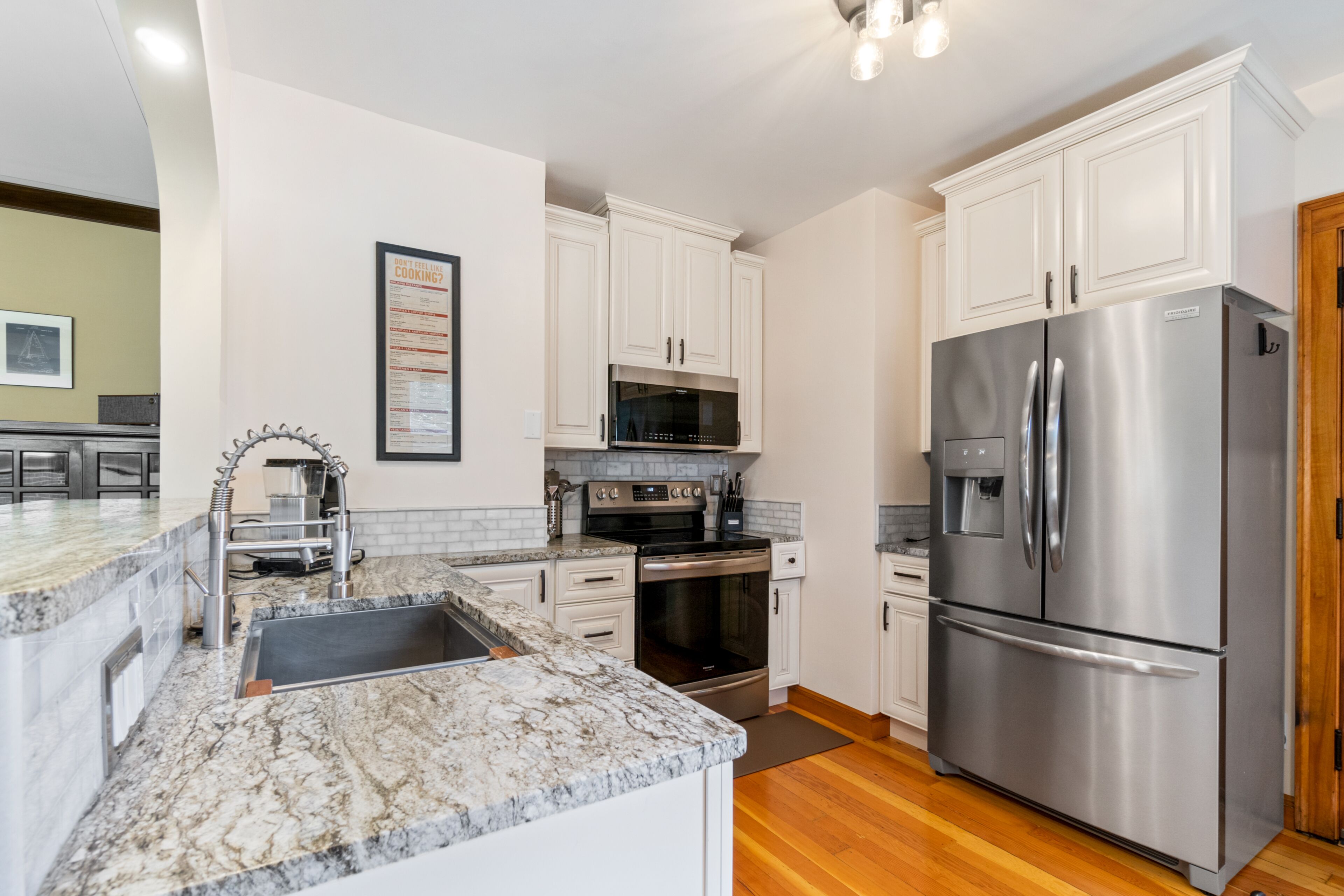 Sophisticated Upstairs Flat in Tudor-Style Duplex