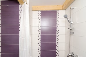 Séchoir à cheveux, serviettes fournies, savon, papier de toilette