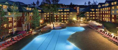 Indoor pool, outdoor pool