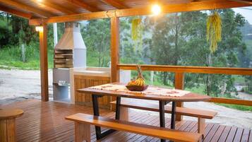 Opções para refeição ao ar livre