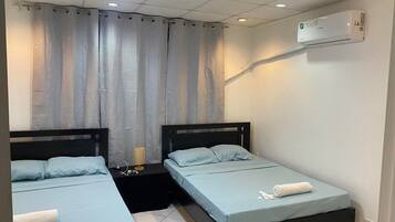 1 soverom, strykejern/-brett, wi-fi (inkludert) og sengetøy