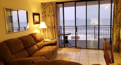Oceanfront condo with the breathtaking view of the beach on N. Ocean Forest Blvd