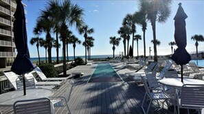Outdoor dining - 2 Bedroom in Dunes Of Panama - 2 Bathrooms, open floor plan with Oceanfront views! (Panama City)