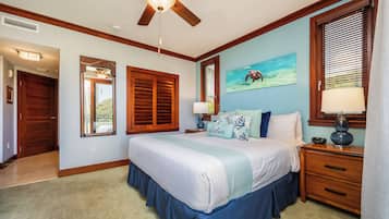 2 bedrooms, in-room safe, desk, iron/ironing board