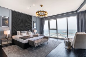 Basic Apartment, Multiple Beds, Sea View | 2 bedrooms, desk, laptop workspace, iron/ironing board