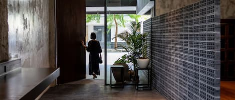 Overnatningsstedets facade