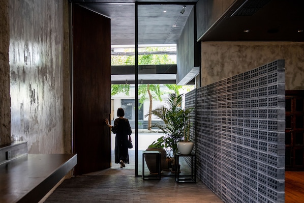 Façade de l’hébergement