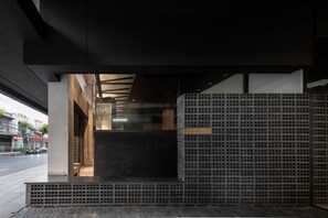 Façade de l’hébergement