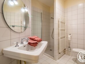 Hair dryer, towels - Historic Centre Apartment Near Château and Cathedral (Angers)