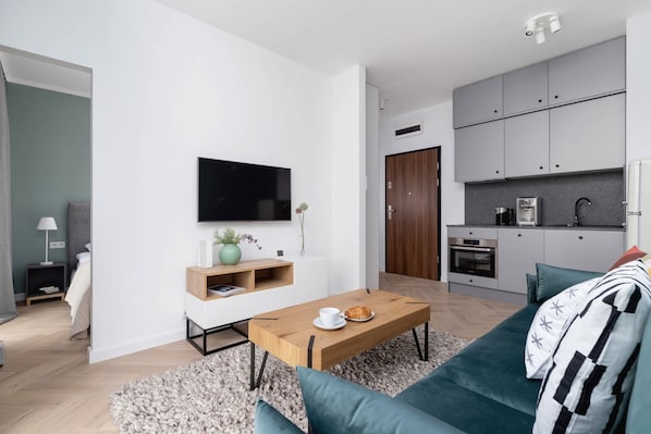 Flat-screen TV, offices
