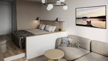 WOW Double/Twinroom (Lofts) | Värdeförvaringsskåp på rummet, arbetsyta för laptop och ljudisolering