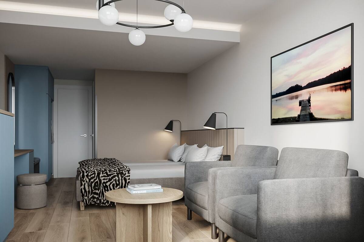 WOW Double/Twinroom (Lofts) | 房內夾萬、手提電腦工作空間、隔音、熨斗/熨衫板