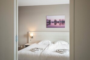 2 slaapkamers, een strijkplank/strijkijzer, wifi, beddengoed