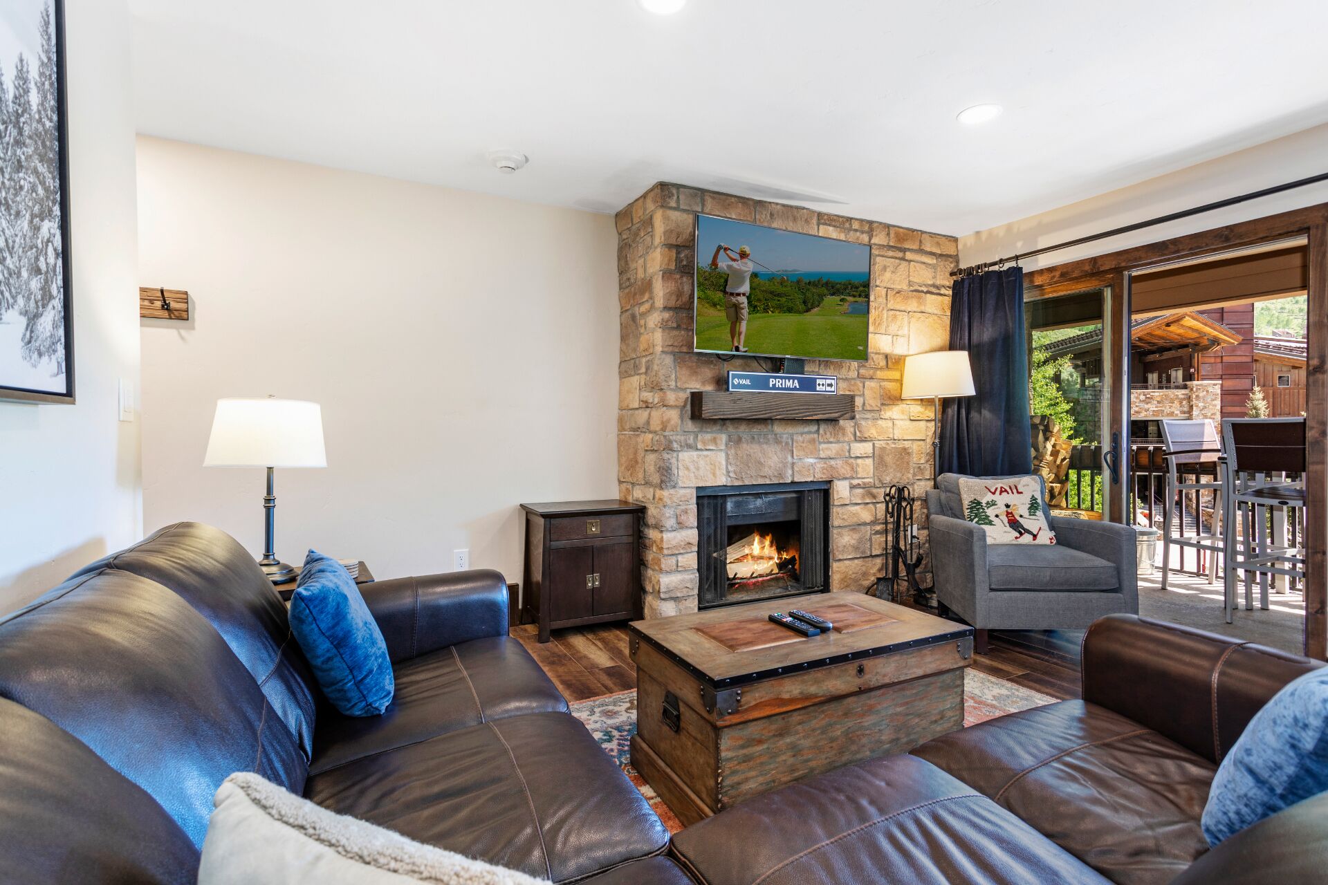 تلفزيون، مدفأة