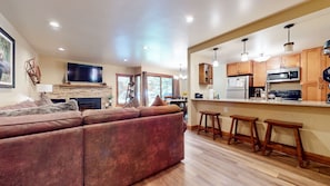 Condo, 1 Bedroom | Living area | Smart TV